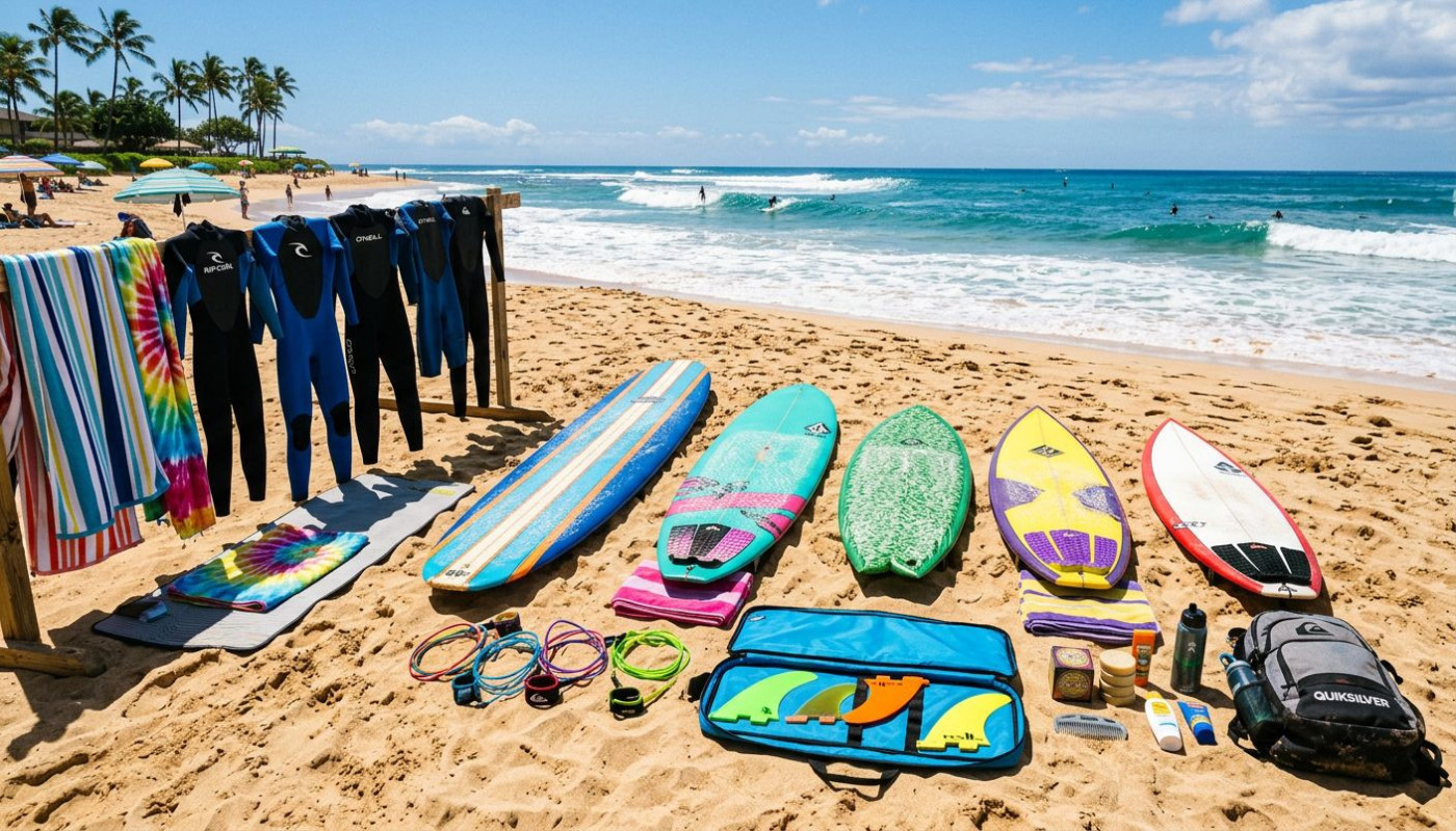 Wie man das richtige Surf-Zubehör für jede Wellenreise auswählt