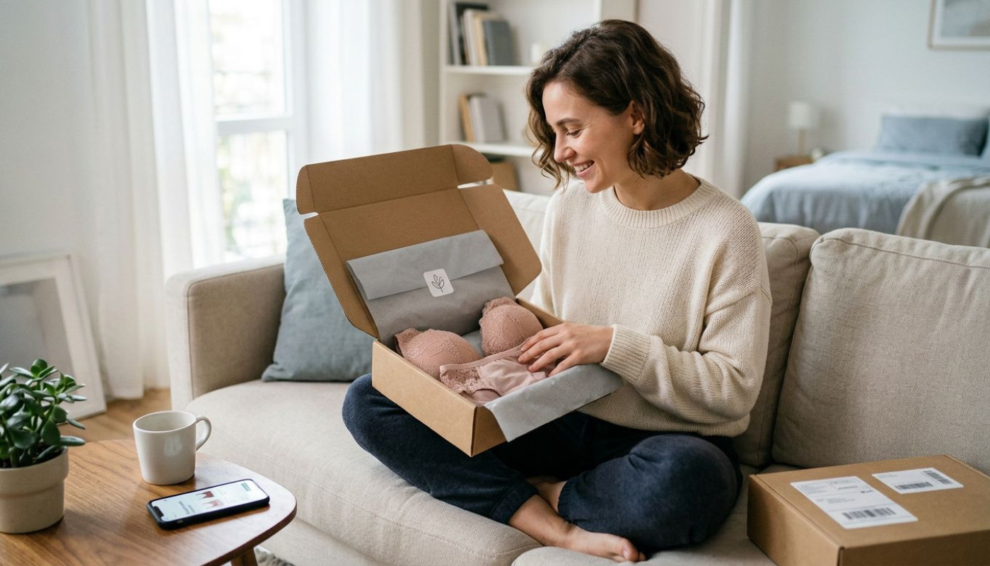 Wie verändert flexible lieferung das vertrauen der kunden in online-dessous-shops?
